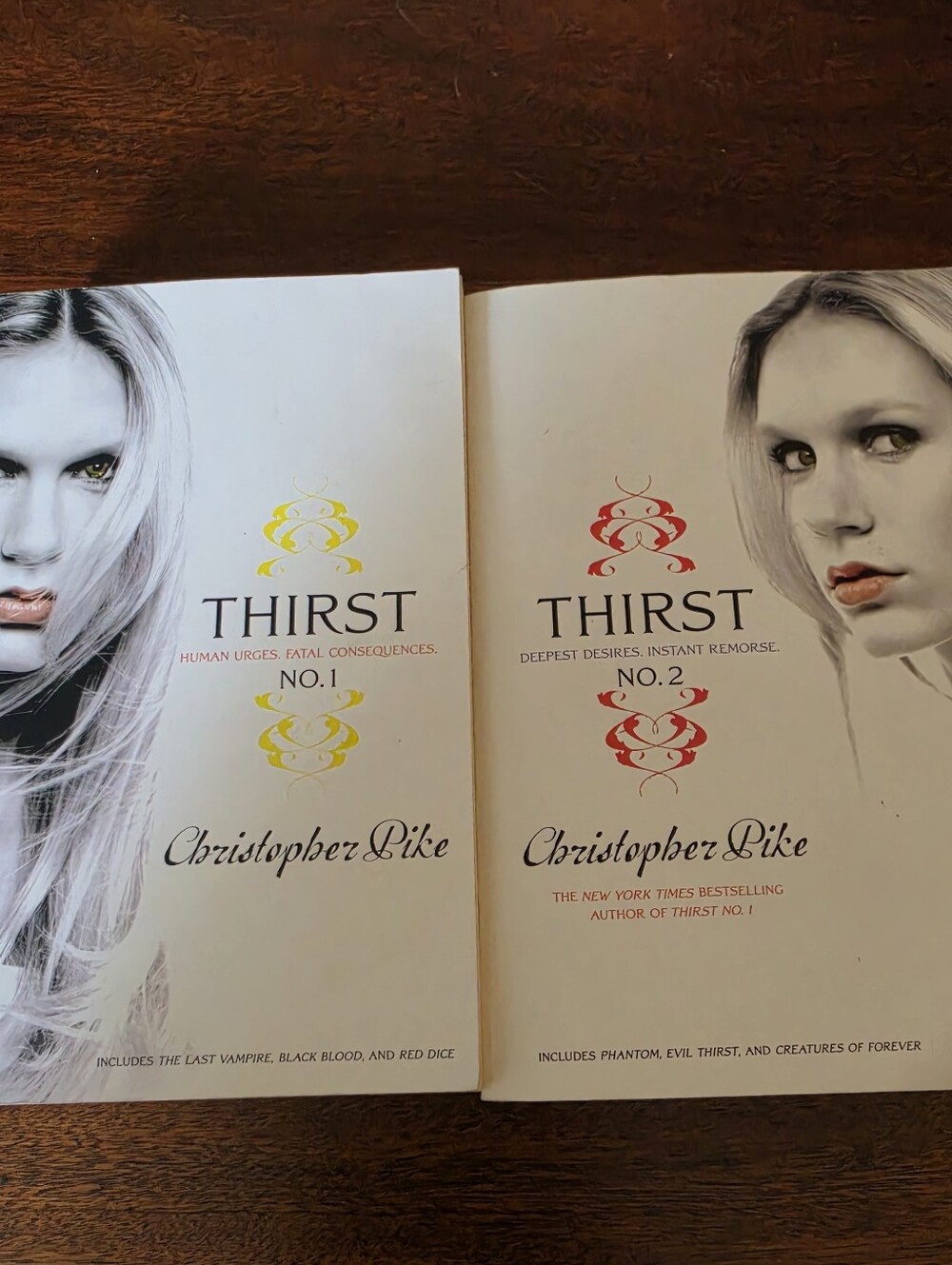 Thirst No. 1 And 2 By Christopher Pike Paperback Books